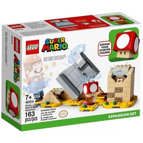 Конструктор LEGO Super Mario 40414 Дополнительный набор Крот Монти и Супергриб, 163 дет. от компании М.Видео - фото 1
