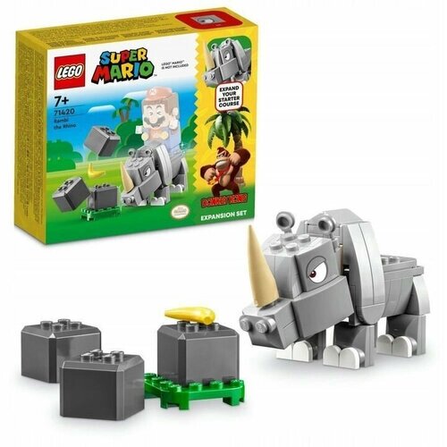 Конструктор LEGO  Super Mario 71420 Rhino Rambi. Набор расширения от компании М.Видео - фото 1