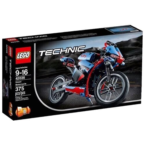 Конструктор LEGO Technic 42036 Стритбайк, 375 дет. от компании М.Видео - фото 1
