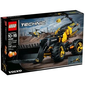 Конструктор LEGO Technic 42081 VOLVO колёсный погрузчик ZEUX, 1167 дет.