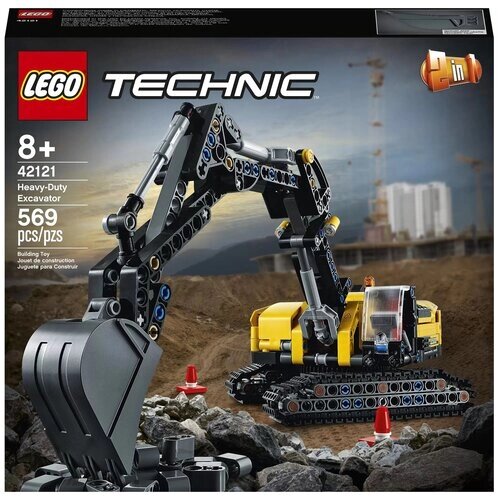 Конструктор LEGO Technic 42121 Тяжелый экскаватор, 569 дет. от компании М.Видео - фото 1