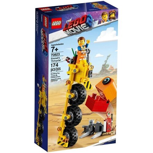 Конструктор LEGO The LEGO Movie 70823 Трехколёсный велосипед Эммета, 174 дет. от компании М.Видео - фото 1