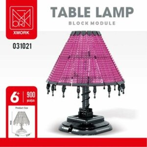 Конструктор Lepin 031021 Ретро трапециевидная настольная лампа 900 деталей