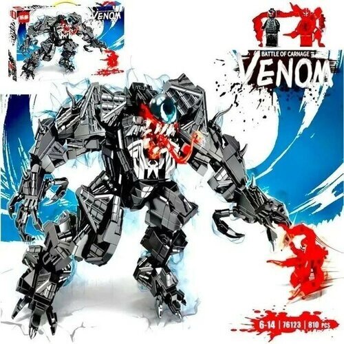 Конструктор Марвел, "Робот Веном" 810 деталей 2 фигурки / Venom против Карнажа от компании М.Видео - фото 1