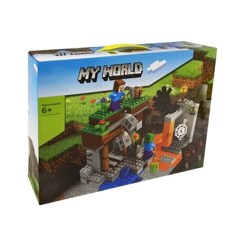 Конструктор My World / Minecraft / Заброшенная шахта / 1017 от компании М.Видео - фото 1