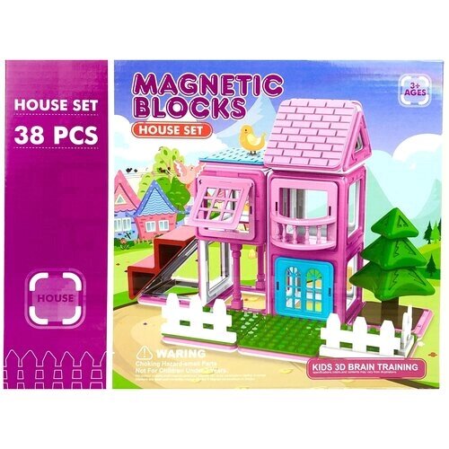 Конструктор Наша игрушка Magnetic blocks Y2665125, 38 дет. от компании М.Видео - фото 1