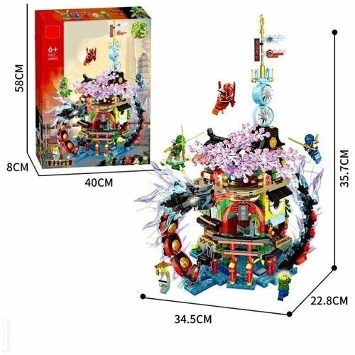 Конструктор Нинзяго "Небесный Храм Сады" 1455 дет, 76117 от компании М.Видео - фото 1