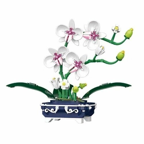Конструктор Орхидея Zhe Gao Orchid Bonsai Mini от компании М.Видео - фото 1
