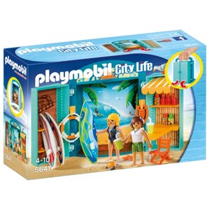 Конструктор Playmobil City Life 5641 Магазин для серфингистов