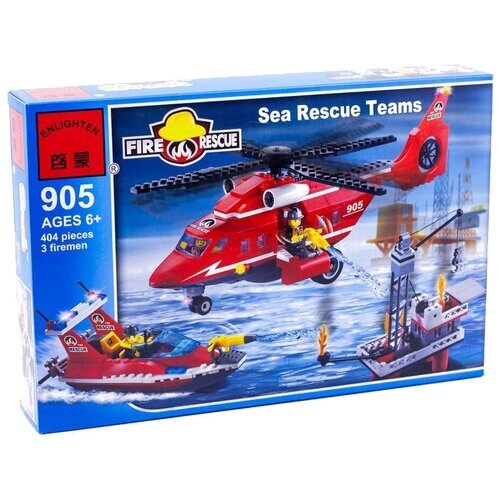 Конструктор Qman Fire Rescue 905 Самолет, 404 дет. от компании М.Видео - фото 1