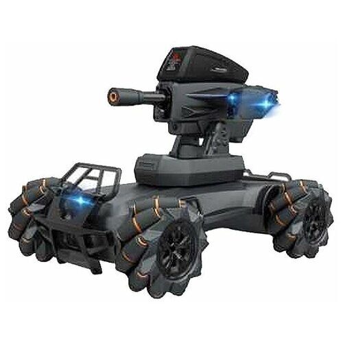 Конструктор радиоуправляемая машина Bravokids Remote Control Interactive Mech X1 с возможностью стрельбы водяными шариками, темно-серый от компании М.Видео - фото 1