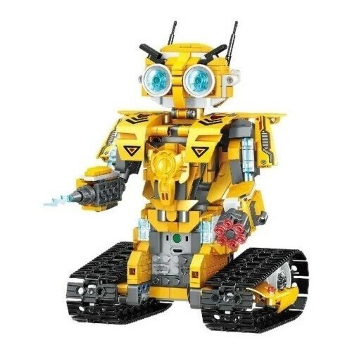 Конструктор Robots / Робот на радиоуправлении / Sci-Fi Robots / световые эффекты / 513 дет, желтый