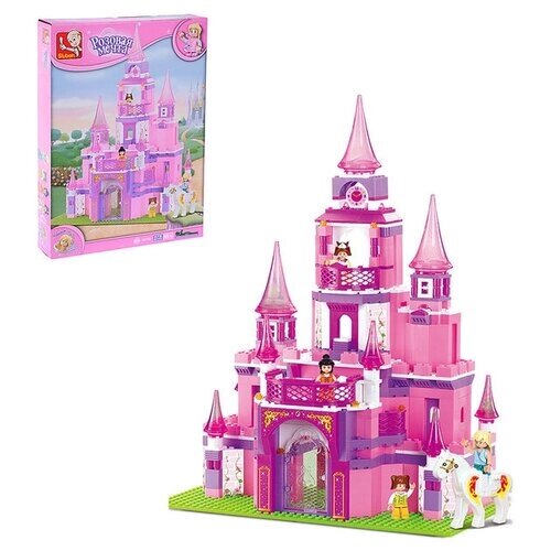 Конструктор Розовая мечта: замок принцессы, 472 детали от компании М.Видео - фото 1