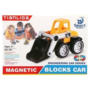 Конструктор Smart Builders Magnetic Blocks Car 381 Трактор