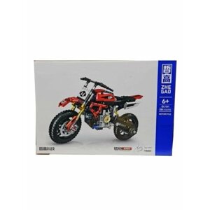 Конструктор Техник QL 1261 - Красный мотоцикл