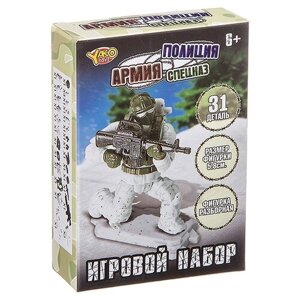 Конструктор Yako Армия. Полиция. Спецназ M7552B/Г93720 Солдат, 31 дет.