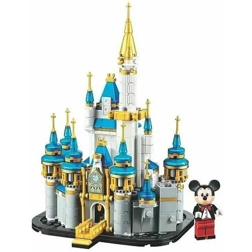 Конструктор Замок Дисней в миниатюре, Disney 40478, 573 детали, 1 минифигурка, 60151 от компании М.Видео - фото 1