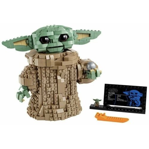 Конструктор Звездные войны "Малыш Йода", 1073 детали / Дополняет лего Star Wars / Совместим с lego для мальчиков от компании М.Видео - фото 1