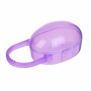 Контейнер для хранения и стерилизации детских сосок и пустышек, цвет фиолетовый (комплект из 13 шт)