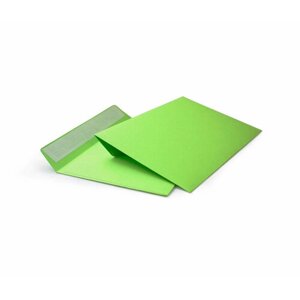 Конверт цветной С4 (229х324 мм) зеленый 10 штук