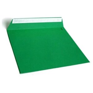 Конверт из цветной бумаги квадратный (160*160) зеленый - 100 шт.