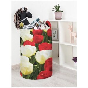 Корзина для игрушек JoyArty "Красочные тюльпаны" 40x60 см