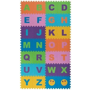 Коврик-пазл Eco-cover Английский Алфавит 25МПД2/А, 200х100 см