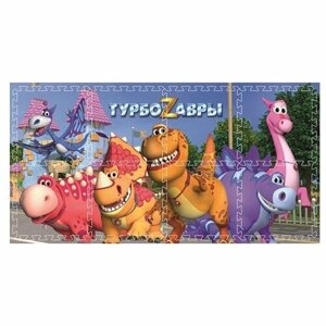 Коврик-пазл Играем вместе "Турбозавры" 8 сегментов (FS-TZ)