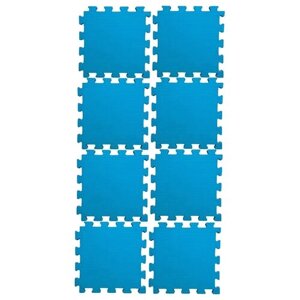 Коврик-пазл Kampfer Будо-мат №8, синий, 200х100 см, 8 элементов