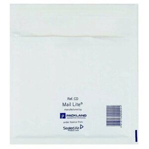 Крафт-конверт с воздушно-пузырьковой пленкой Mail Lite, 18х16 см, белый. В упаковке шт: 5