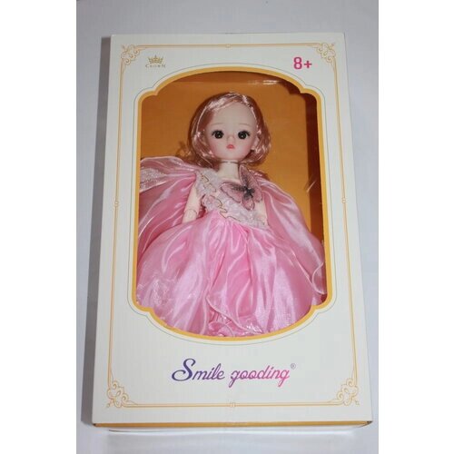 Красивая Кукла для девочек детская розовый наряд игрушка Яркое платье барби 35 см от компании М.Видео - фото 1