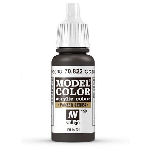 Краска 70822 Vallejo Серии Model Color- German Cam. Black Brown 17ml от компании М.Видео - фото 1