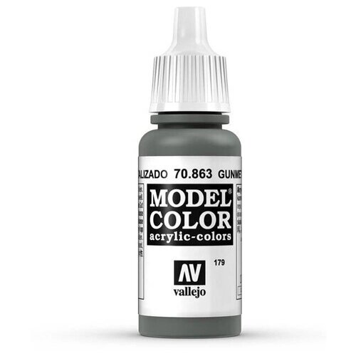 Краска 70863 Vallejo Серии Model Color - Gunmetal Grey 17ml от компании М.Видео - фото 1
