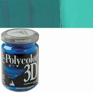 Краска акриловая Maimeri Polycolor 3D Зеленый фталоцанин / 140мл