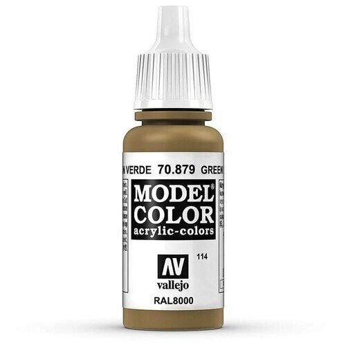 Краска акриловая Vallejo MODEL COLOR 17ML. GREEN BROWN 70.879 от компании М.Видео - фото 1