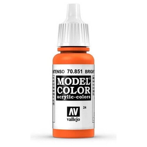 Краска Vallejo "Model Color" Оранжевый темный. 851 17 мл от компании М.Видео - фото 1