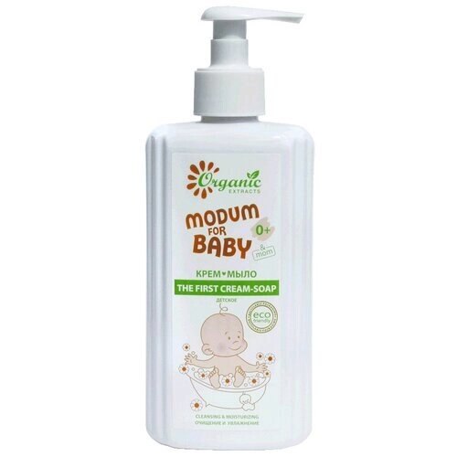 Крем-мыло MODUM FOR BABY Детское 0+ The first cream-soap, 300 мл от компании М.Видео - фото 1