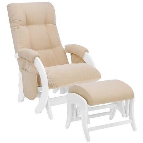 Кресло для кормления+пуф Milli Smile дуб молочный/Verona Vanilla от компании М.Видео - фото 1