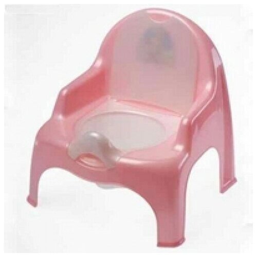 Кресло-горшок, туалет для детей 32.1х24.6х34.1 розовый перламутр DD Style