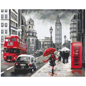 Кристальная (алмазная) мозаика "фрея" ALVK-09 "Улица дождливого Лондона"