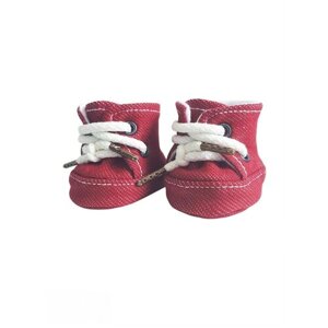 Кроссовки красные для куклы 38-43см (Baby Born и тд.) арт. 05-01