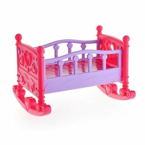 Кроватка для кукол Baby Toys Garden 32x18x10 см, пластик (BTG-091)