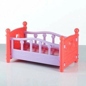 Кроватка для кукол UzToy пластиковая, 19х14х18 см (7143138)