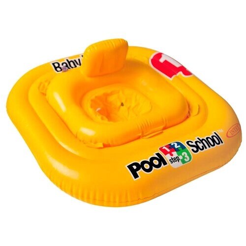 Круг для плавания "DELUXE BABY FLOAT POOL SCHOOLTM" Intex 56587 (от 1-2 лет) от компании М.Видео - фото 1