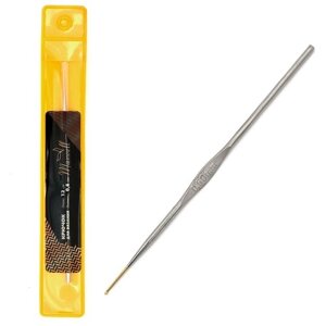 Крючки для вязания Maxwell Gold односторонние с золотой головкой арт. MAXW. 7108, никель 0,6 мм, 12 см