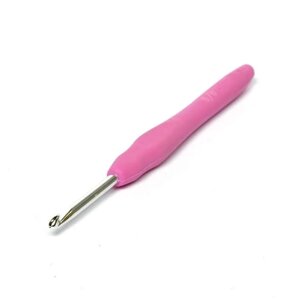 Крючок для вязания аллюминевый с силиконовой ручкой №5.0 13.5см КВ-5.0