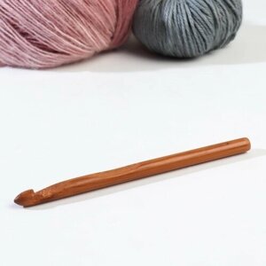 Крючок для вязания, бамбуковый, d - 9 мм, 15 см 5 шт