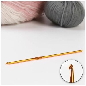 Крючок для вязания, d = 3 мм, 15 см, цвет микс