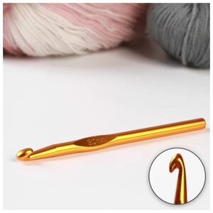 Крючок для вязания, d - 8 мм, 15 см, цвет микс 5 шт
