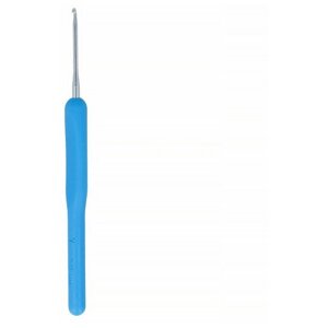 Крючок для вязания "Gamma" с пласт. ручкой алюминий d 2.5 мм 14 см